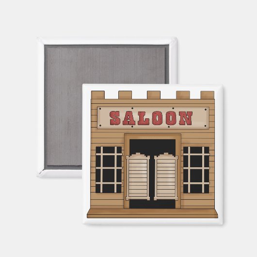 Saloon Magnet (Vorderseite/Rückseite)