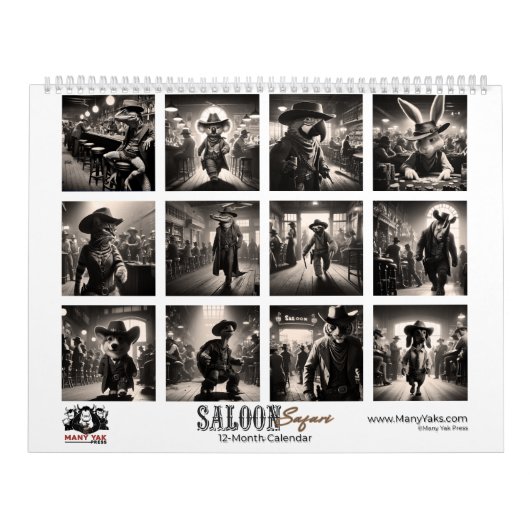 Saloon Safari Calendar Kalender (Titelbild)