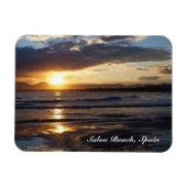 Salou Beach, Spanien Magnet (Horizontal)