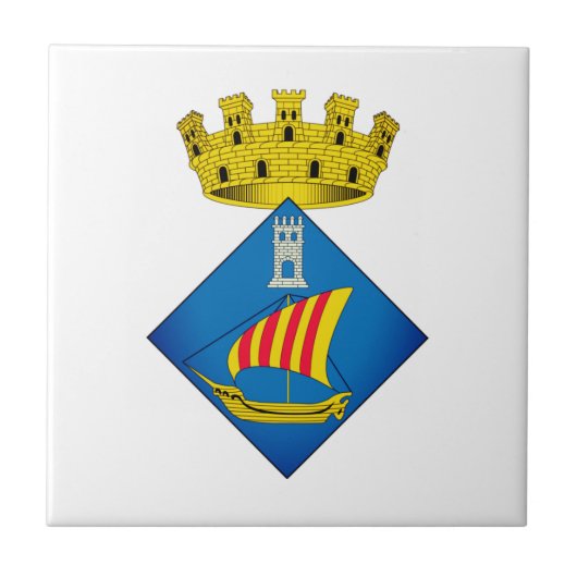 Salou, Katalonien Fliese (Vorderseite)