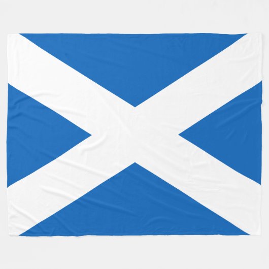Salreifen ~ Flag Scotland Fleece Blanket (Vorderseite (Horizontal))