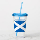 Salreifen ~ Flagge Schottlands Acryltrinkbecher (Rückseite)