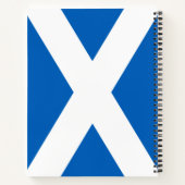 Salreifen ~ Flagge Schottlands Notizblock (Rückseite)