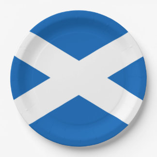 Salreifen ~ Flagge Schottlands Pappteller