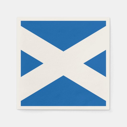Salreifen ~ Flagge Schottlands Serviette (Vorderseite)
