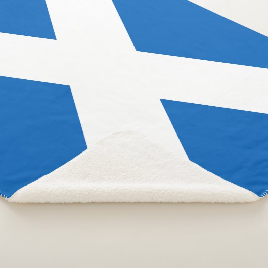 Salreifen ~ Flagge von Schottland Sherpa Blanket Sherpadecke (3/4)