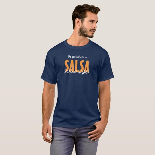 Salsa am ersten Anblick T-Shirt (Vorne ganz)