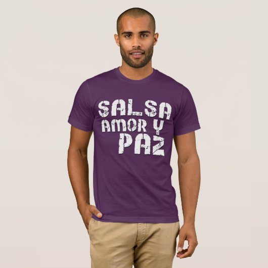 Salsa Amor y Paz T-Shirt (Vorne ganz)