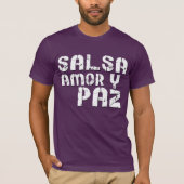 Salsa Amor y Paz T-Shirt (Vorderseite)