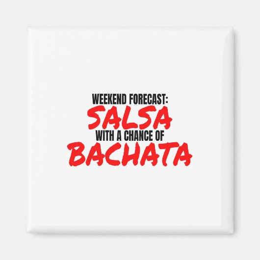 Salsa Bachata Tanzfestival Salsa Salsa Magnet (Vorne)