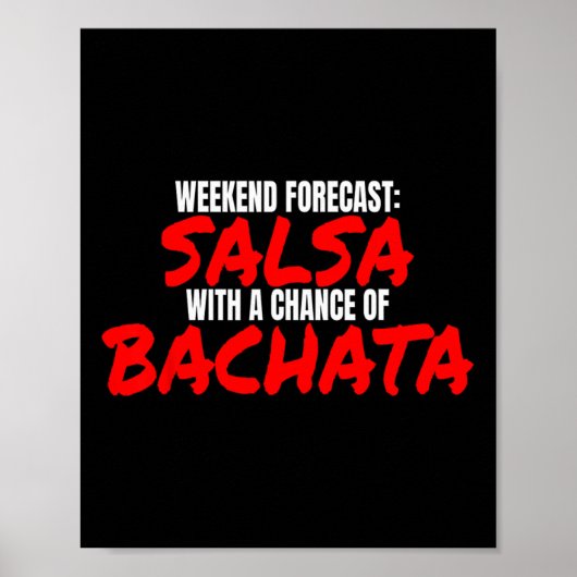 Salsa Bachata Tanzfestival Salsa Salsa Poster (Vorne)