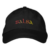 Salsa Bestickte Baseballkappe (Vorderseite)