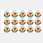 Salsa Canning Custom Food Label Etiketten (Blatt)