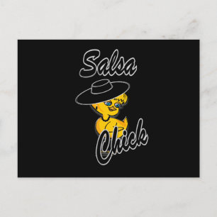 Salsa Chick #4 Postkarte