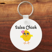 Salsa Chick Schlüsselanhänger (Vorderseite)