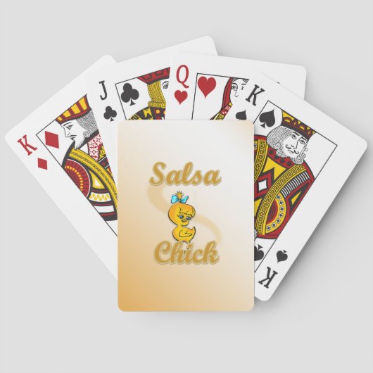 Salsa Chick Spielkarten (Rückseite)