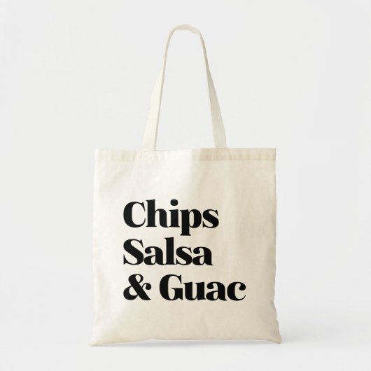 Salsa Chips und Guac Tragetasche (Vorne)