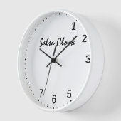 Salsa Clock - Funny Salsa Dancing Time Dance Spaß Uhr (Winkel)