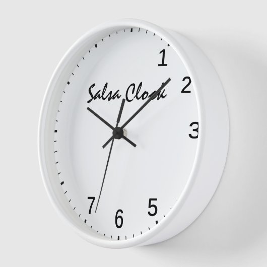 Salsa Clock - Funny Salsa Dancing Time Dance Spaß Uhr (Winkel)