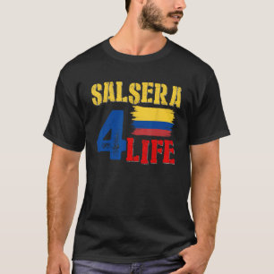 Salsa Colombiana Geschenk, Musica kolumbianische F T-Shirt