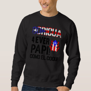 Salsa Coqui Puerto Rico Boricua Puerto Rico Pr Sweatshirt