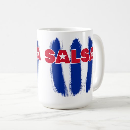 Salsa Cubana Style Kaffeetasse (VorderseiteRechts)