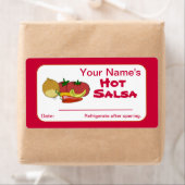 Salsa Custom Canning Jar Stickers Personalisiert (Insitu)