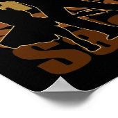 Salsa Dance for Latin music Dance Salsa Poster (Ecke)