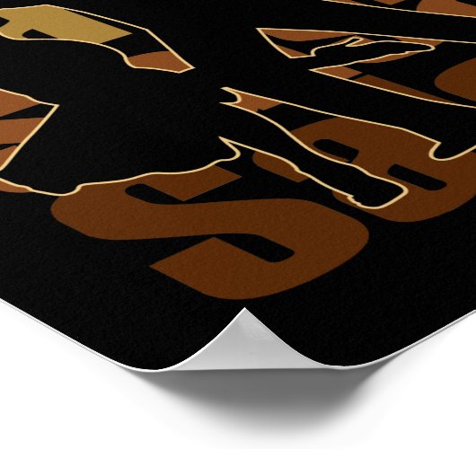 Salsa Dance for Latin music Dance Salsa Poster (Ecke)