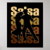 Salsa Dance for Latin music Dance Salsa Poster (Vorne)