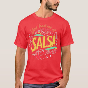 Salsa Dance Love Salsa Dance Dancer Gifts Dancing T-Shirt