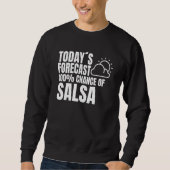 Salsa dancer dance partner outfit salsa saying sweatshirt (Vorderseite)