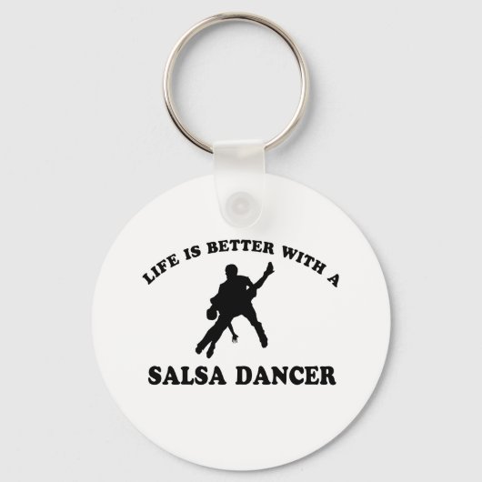Salsa Dancer Designs Schlüsselanhänger (Vorderseite)