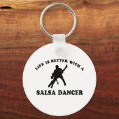 Salsa Dancer Designs Schlüsselanhänger (Vorderseite)