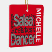 Salsa Dancer Extraordinaire CUSTOM Keramikornament (Rechts)