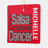 Salsa Dancer Extraordinaire CUSTOM Keramikornament (Links)