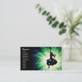 Salsa Dancer Gift Visitenkarte (Stehend Vorderseite)