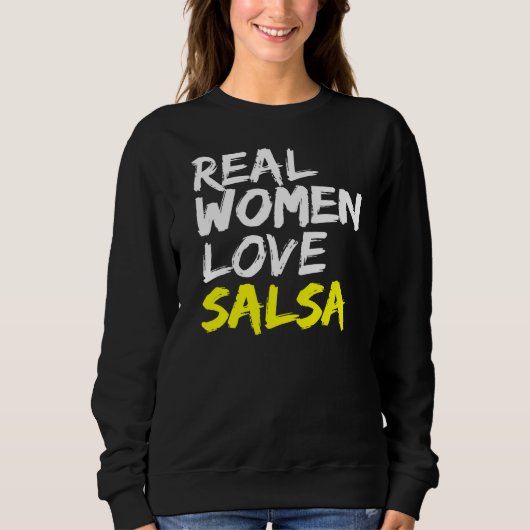 Salsa Dancer Partner Liebe Salsa Sweatshirt (Vorderseite)