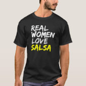 Salsa Dancer Partner Liebe Salsa T-Shirt (Vorderseite)