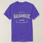 Salsa Dancer Salsaholic T-Shirt (Design vorne)
