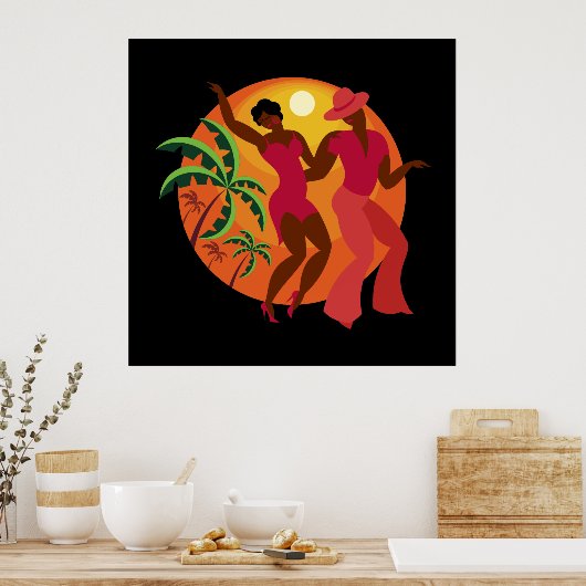 Salsa Dancer Serie 1 Poster Lg. (Küche)