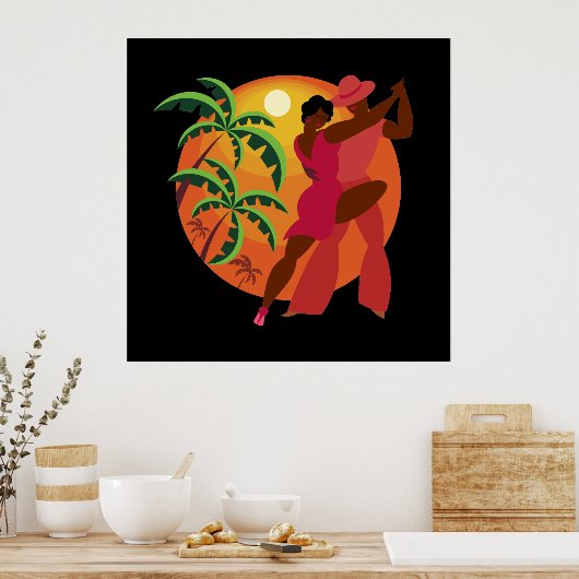 Salsa Dancer Serie 2 Poster Lg. (Küche)