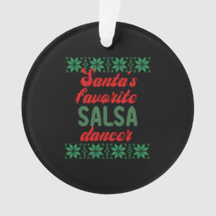 Salsa Dancer Ugly Weihnachtsgeschenk Ornament