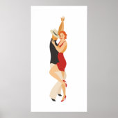 Salsa Dancers Dance Series Poster (Vorne)
