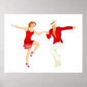 Salsa Dancers Dance Series Poster (Vorne)