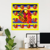 Salsa Dancers Poster Lg. (Heimbüro)