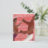 SALSA DANCERS POSTKARTE (Stehend Vorderseite)