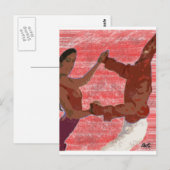 SALSA DANCERS POSTKARTE (Vorne/Hinten)