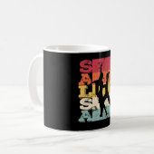 Salsa Dancing Couple Dance Latin American Vintage Kaffeetasse (Vorderseite Links)