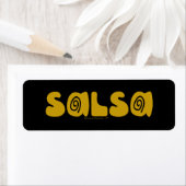 Salsa Dancing Gold Wirbel individuell anpassbar (Insitu)